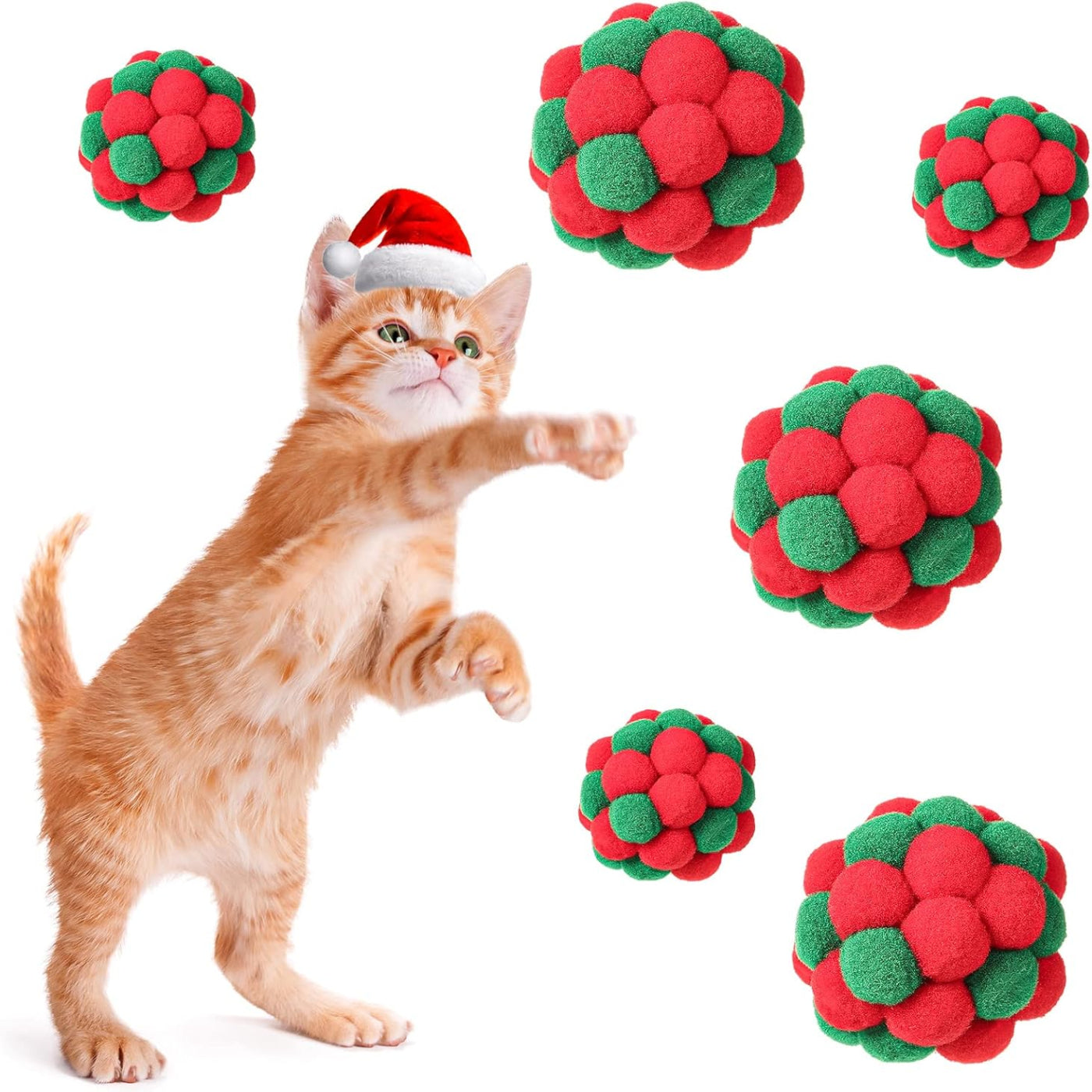 Balle pour Chat - JingleChase™ - Rouge