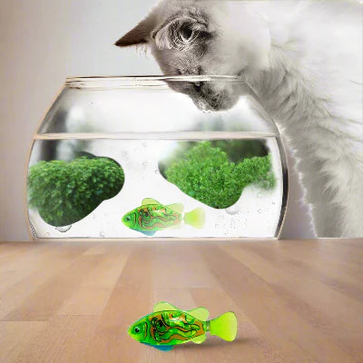 Jouet Interactif Chat - CatchyFish™ - Vert