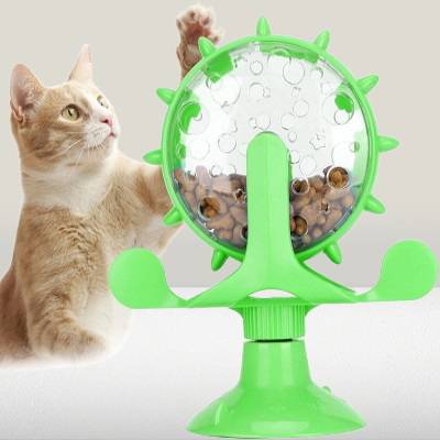 Jouet chat interactif - InteractiveCatTreatToy™ - Vert