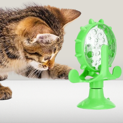 Jouet chat interactif - InteractiveCatTreatToy™ - Vert
