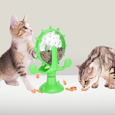 Jouet chat interactif - InteractiveCatTreatToy™ - Vert