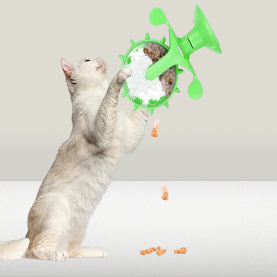 Jouet chat interactif - InteractiveCatTreatToy™ - Vert