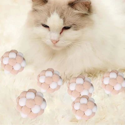 Balle pour Chat - JingleChase™ - Blanc