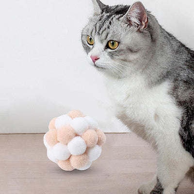 Balle pour Chat - JingleChase™ - Blanc
