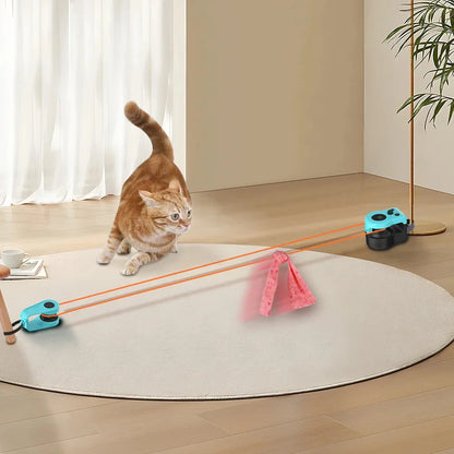 Jouet Chat Interactif - HuntDrive™ - Bleu