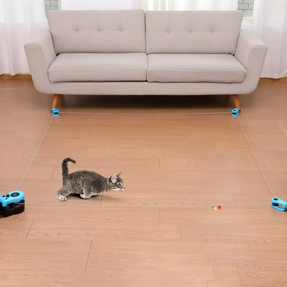 Jouet Chat Interactif - HuntDrive™ - Bleu